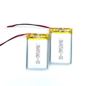 honafly-103048-lipo-battery-3-7v-1500mah-front-back-view 103048 LiPo battery front and back view 3.7V 1500mAh