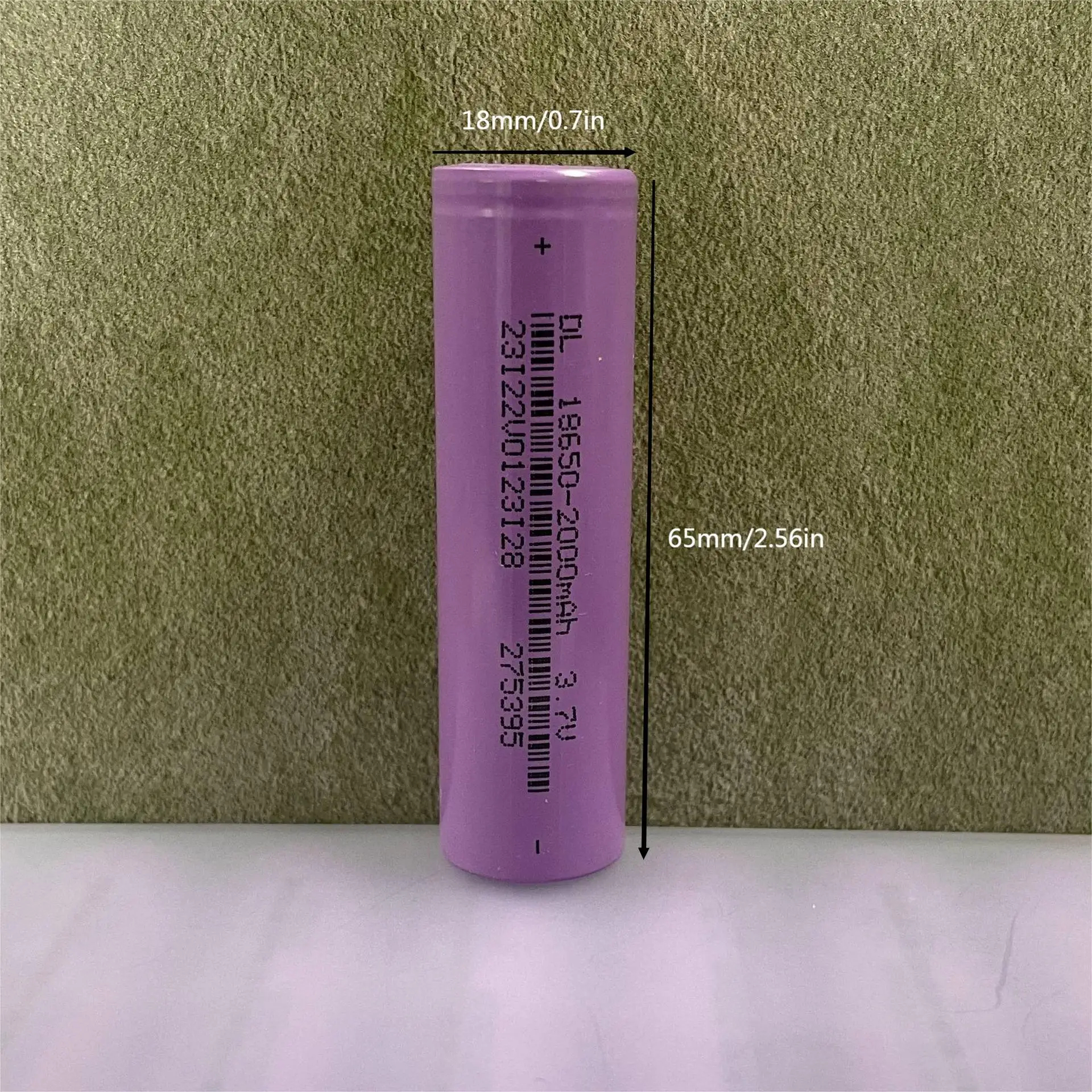 18650 2500mah 3.7v rechargeable li ion battery pcb protection board wires ready use for diy projects mobile phone camera stock 6