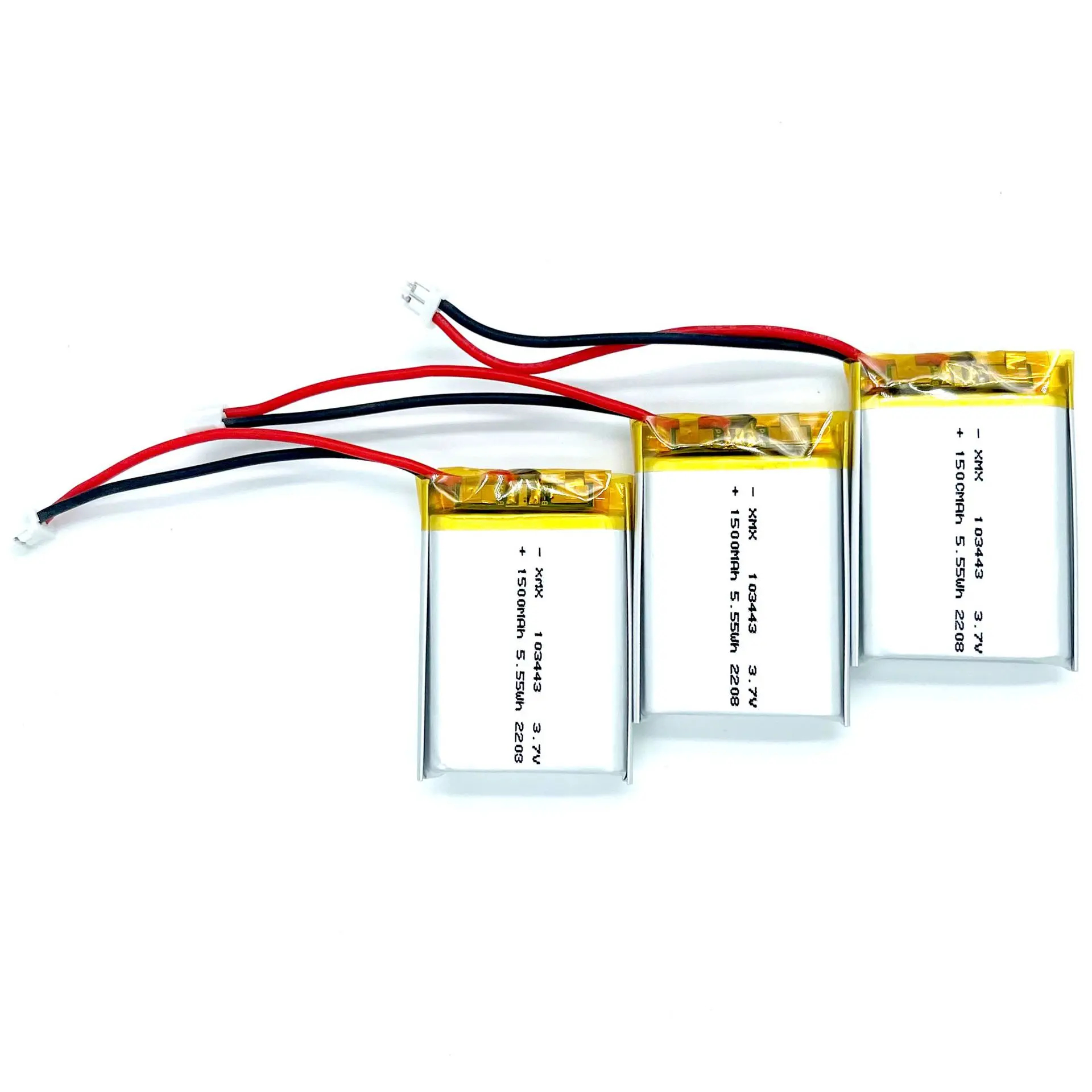 ready stock 103443 1500mah li polymer battery silver 3.7v thermometer humidifier kids' toys remote control car made durable 3