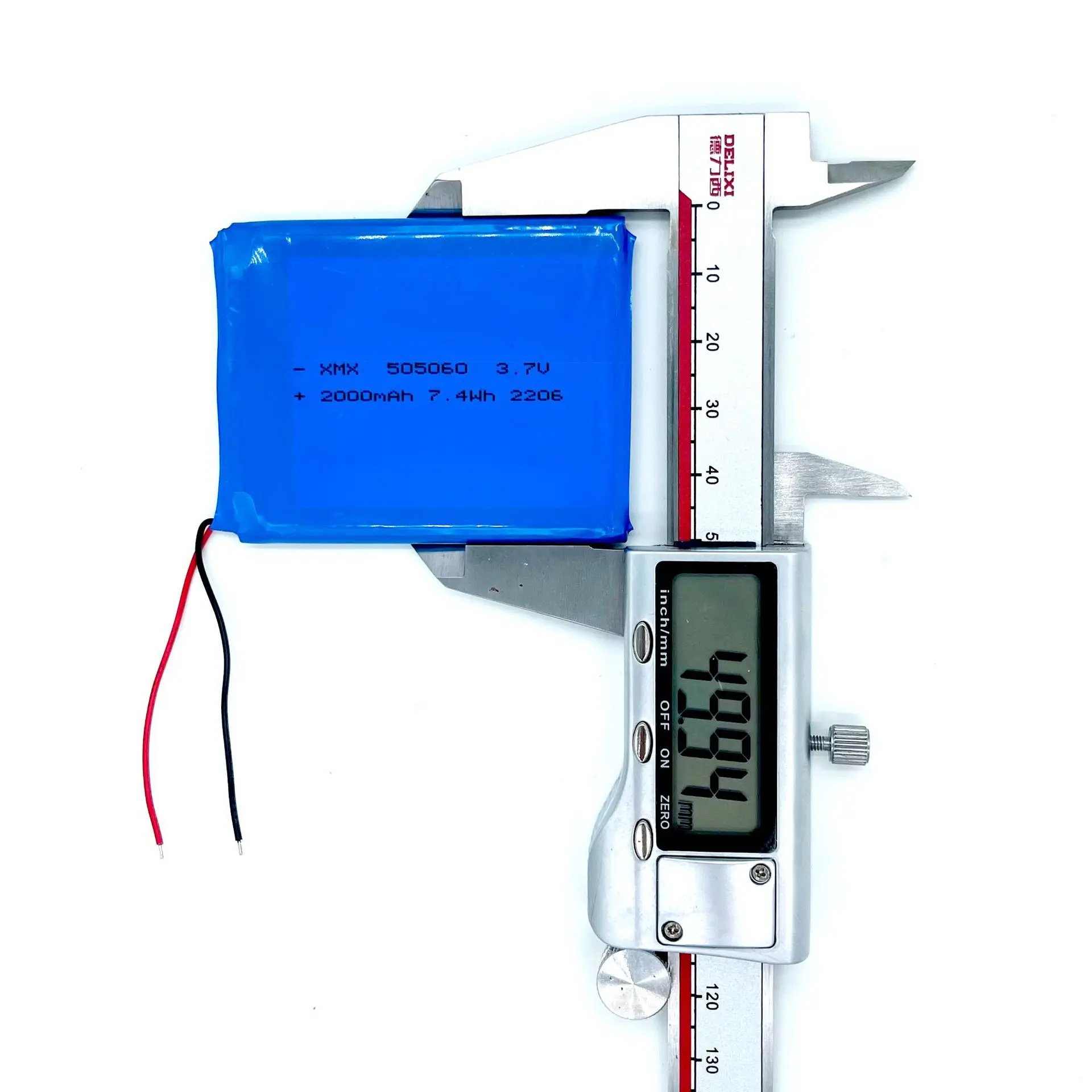 lipo 505060 2000mah 3.7v li polymer rechargeable battery for pocket & handheld learning machines in stock 1 year warranty 3