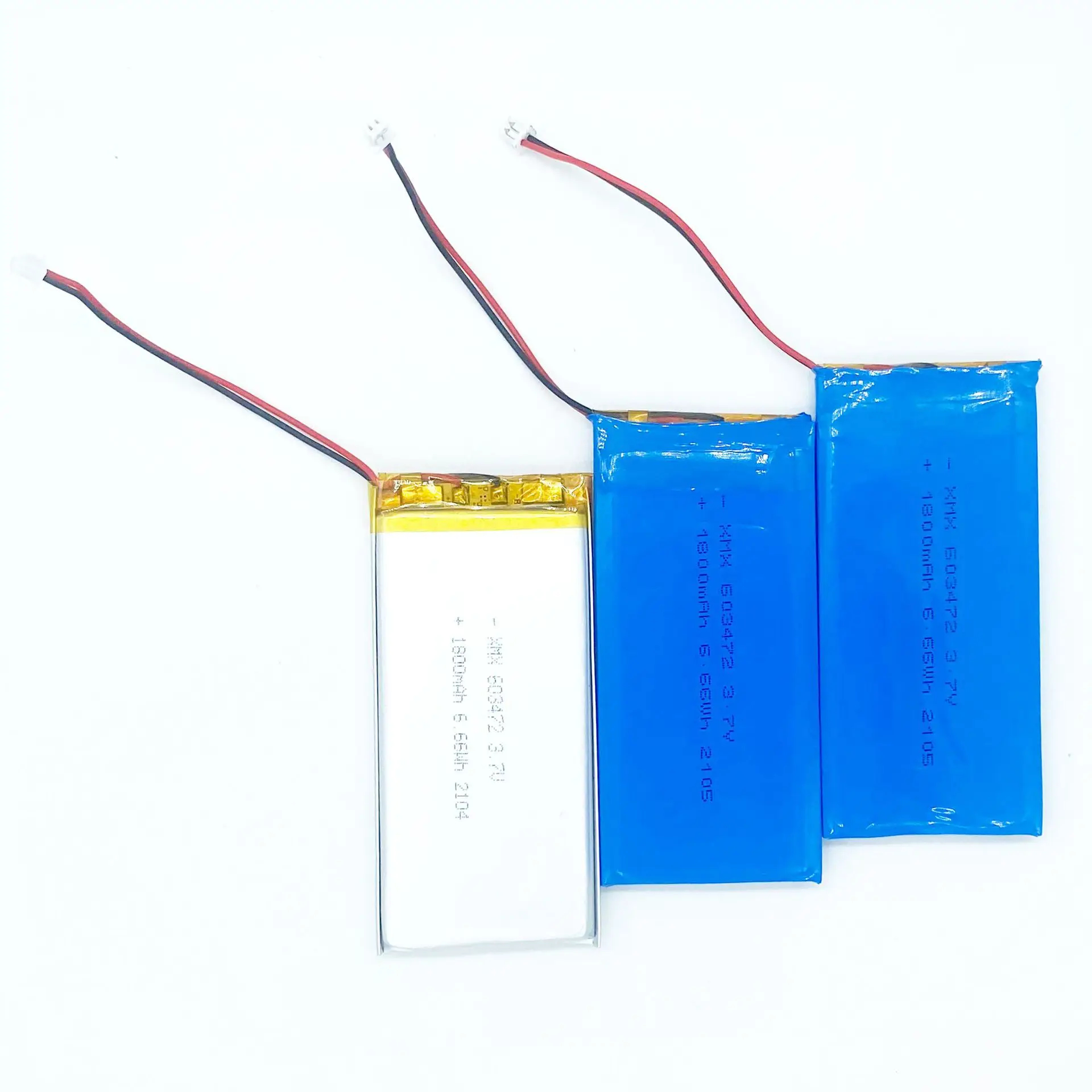 xmx true capacity 603472 1800mah 3.7v rechargeable lithium battery for mobile phone charging case remote control makeup mirror 3