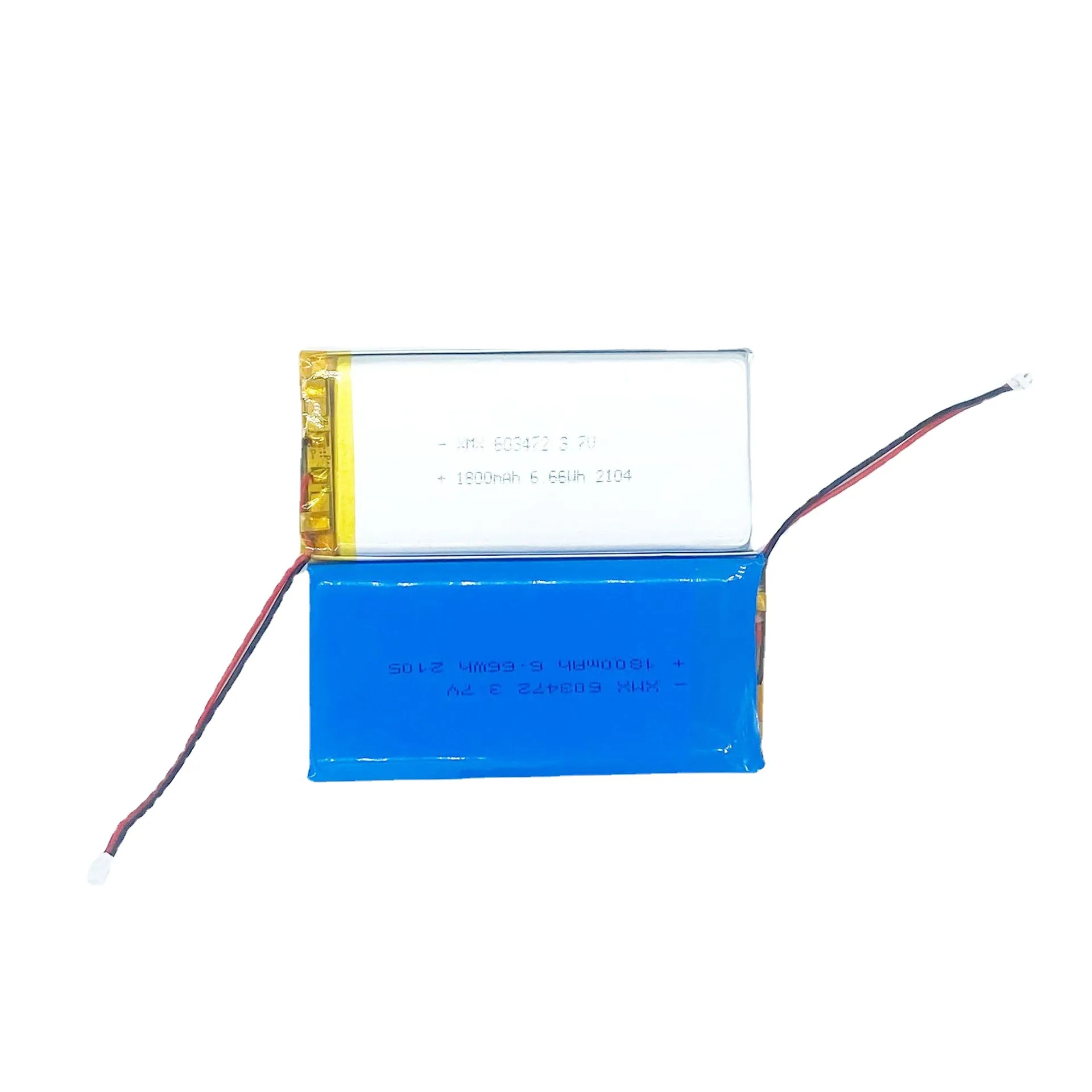 xmx true capacity 603472 1800mah 3.7v rechargeable lithium battery for mobile phone charging case remote control makeup mirror 4