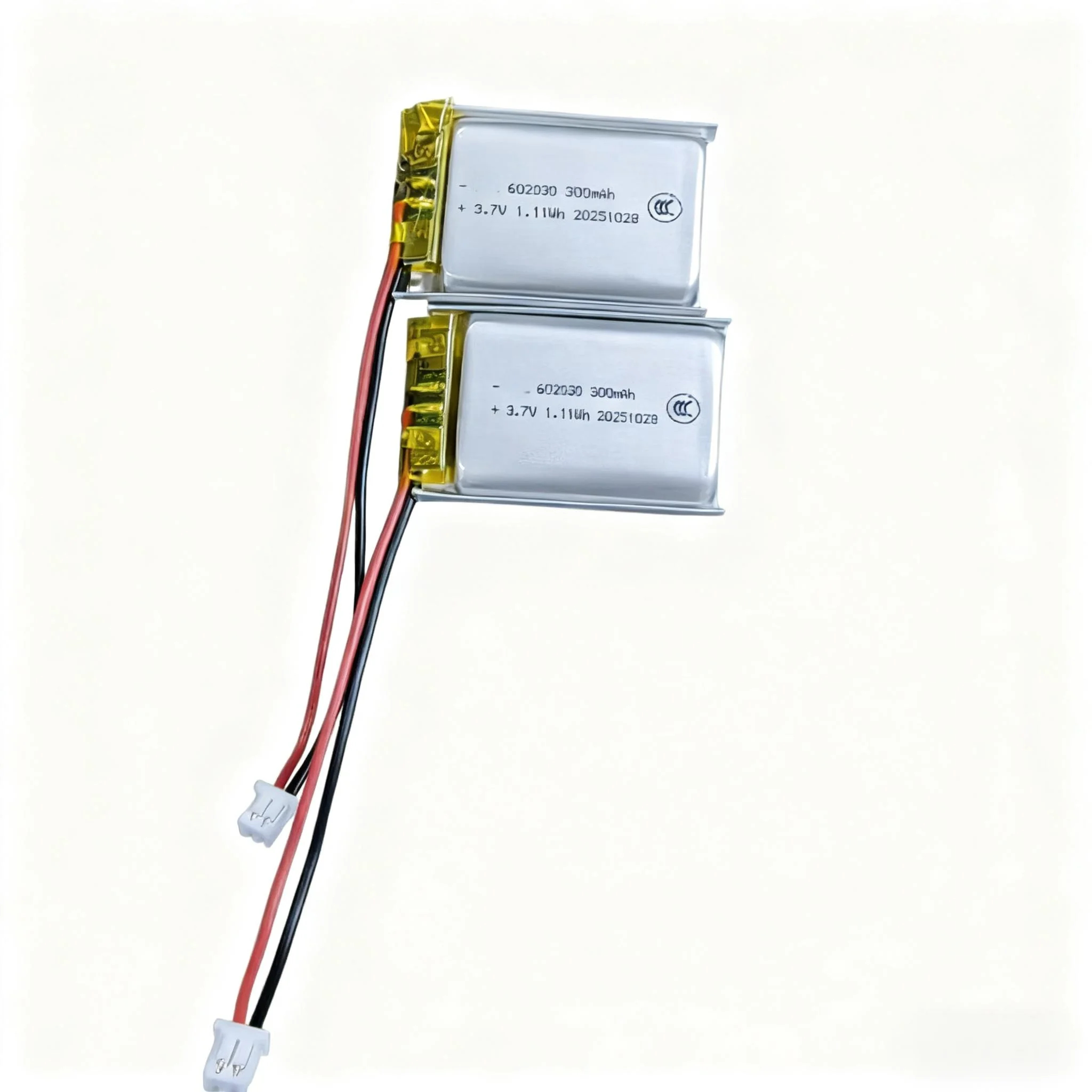 602030 xmx 3.7v 300mah rechargeable li polymer battery pack with pcm protection for consumer electronics in stock 3