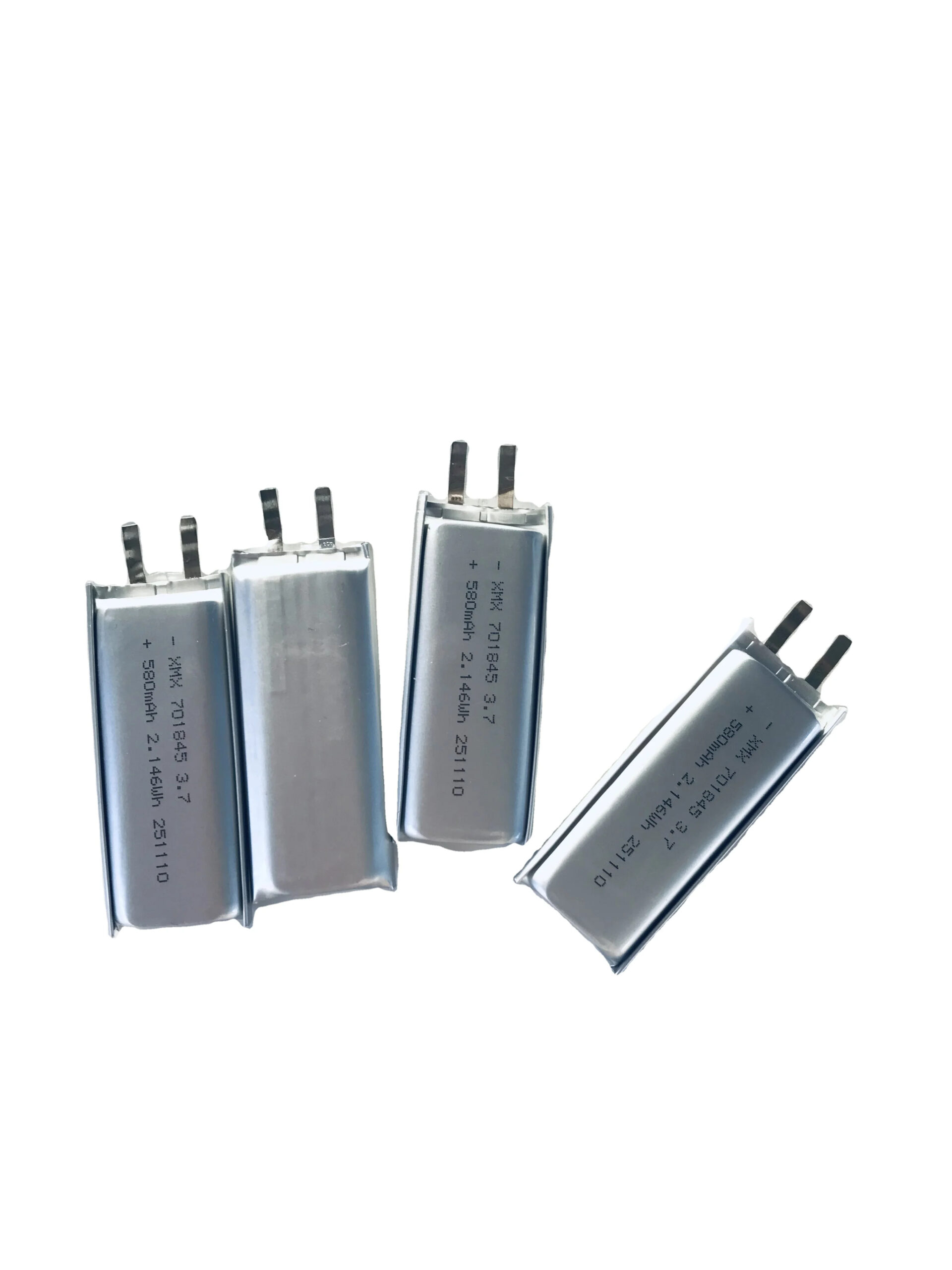 rechargeable polymer li ion 701845 3.7v 580mah lipo battery pack in stock guangdong china 1