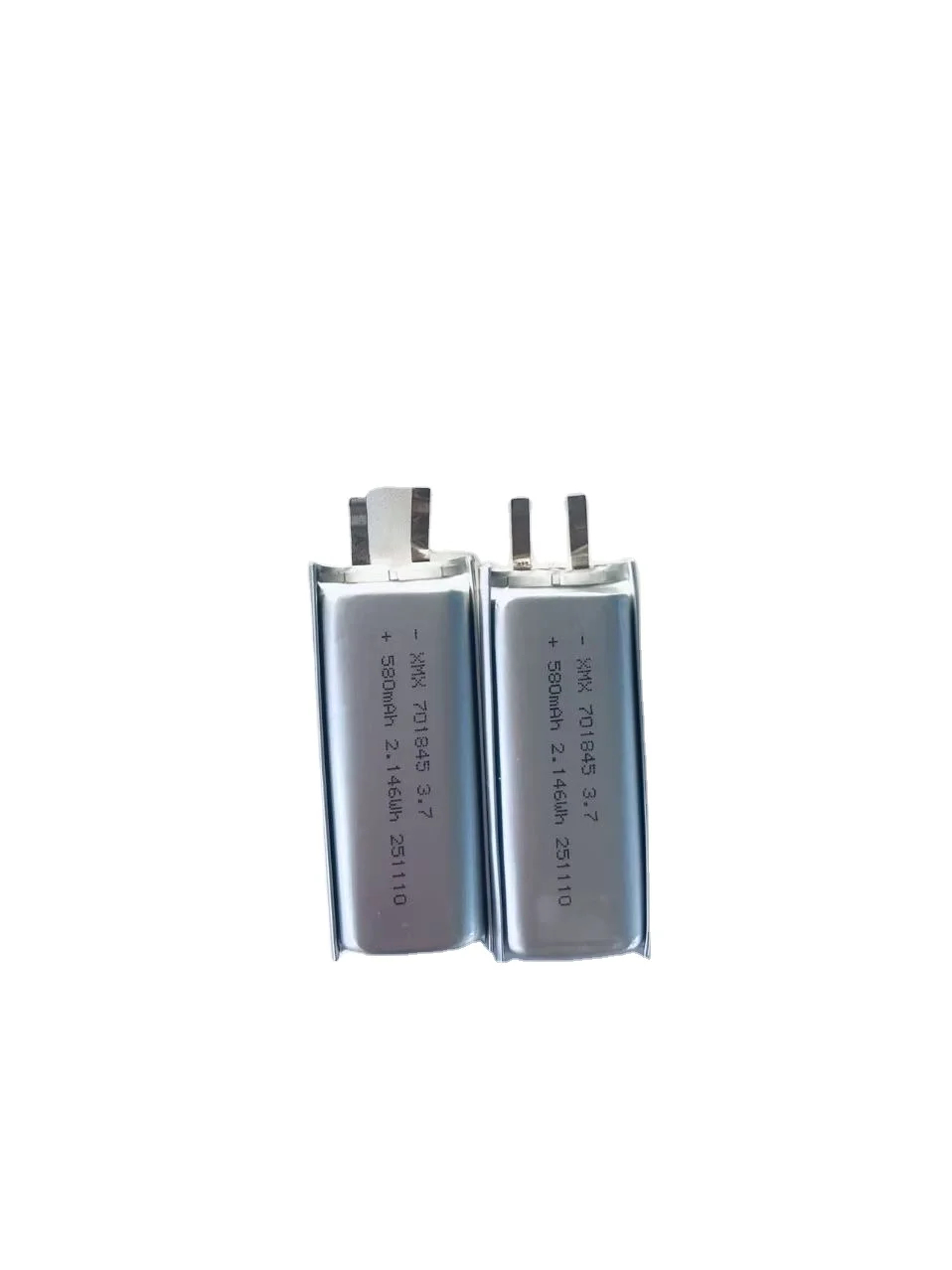 rechargeable polymer li ion 701845 3.7v 580mah lipo battery pack in stock guangdong china 3