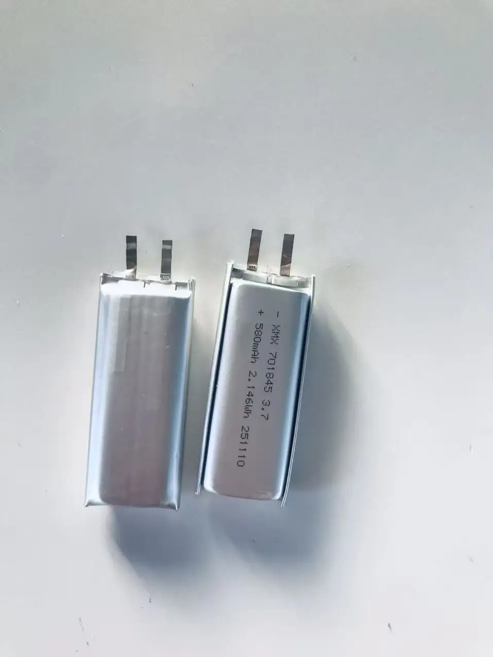 rechargeable polymer li ion 701845 3.7v 580mah lipo battery pack in stock guangdong china 4