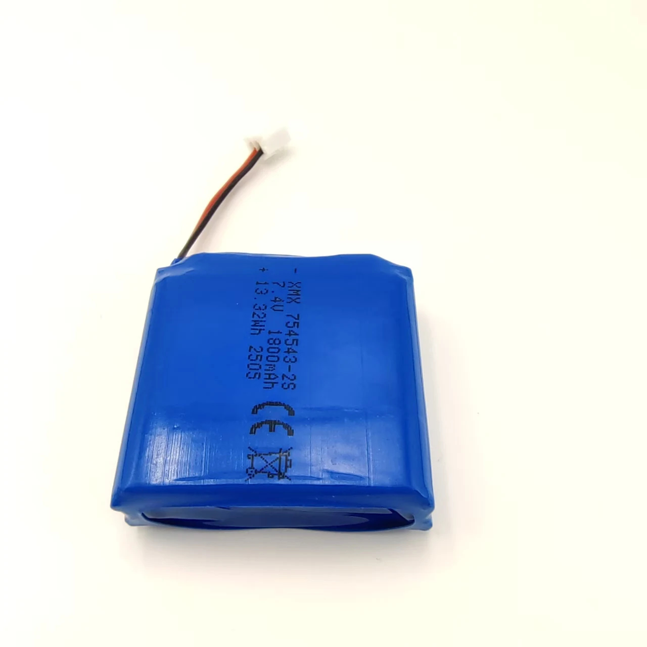 754543 2s 7.4v 1800mah 13.32wh rechargeable lithium polymer battery pack oem brand for xmx robot vacuums 2