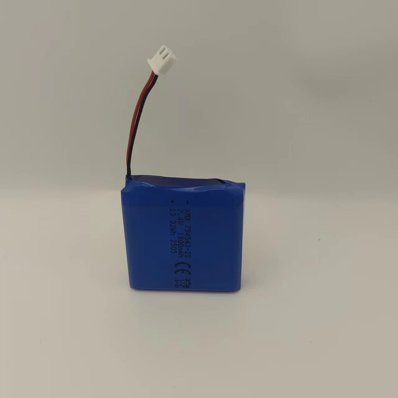 754543 2s 7.4v 1800mah 13.32wh rechargeable lithium polymer battery pack oem brand for xmx robot vacuums 4
