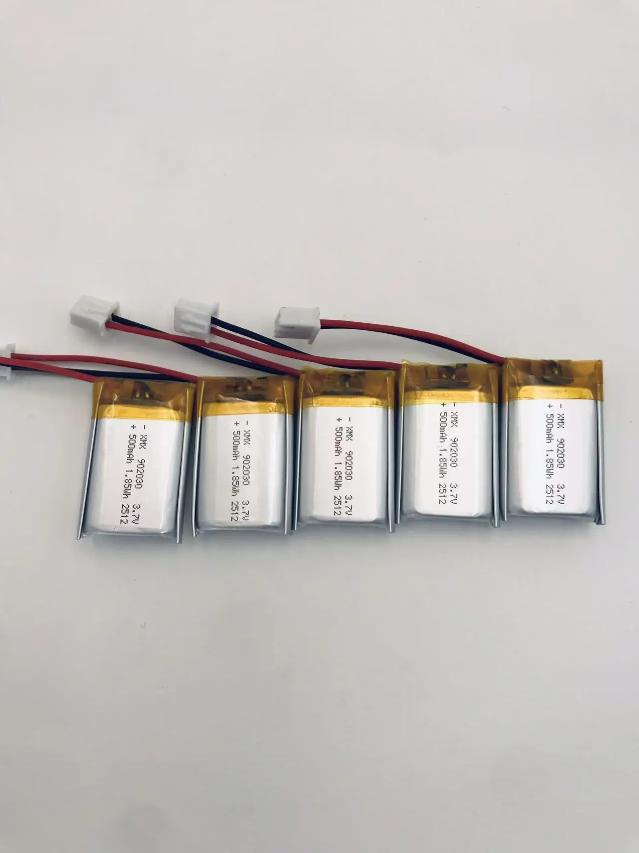 ultra thin 902030 lithium polymer battery 500mah for wearable & iot devicesonics. 5