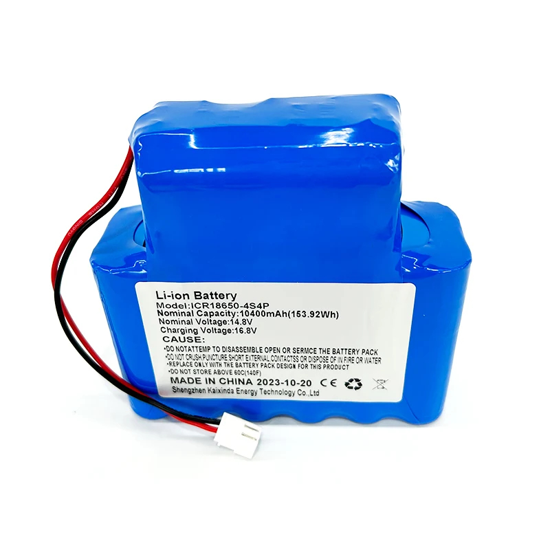 18650 14.4v 14.8v 5200mah 6600mah 8000mah 8800mah 10400mah lithium li ion battery pack icr18650 4s9p 4s1p 4s2p 4s3p 4s4p 4s5p 3
