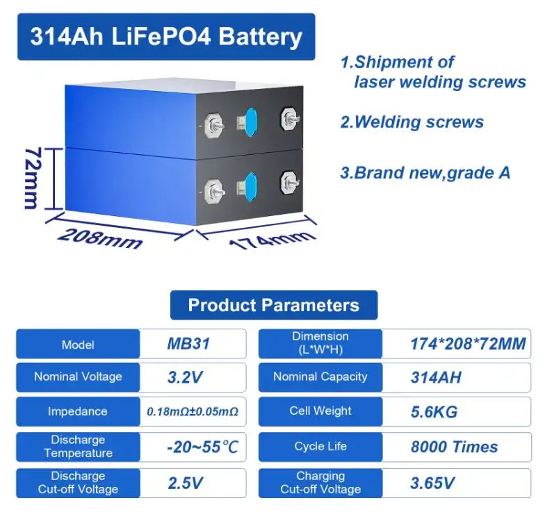awt pl ge eu stock 3.2v 314ah 280ah lifepo4 battery lithium ion cell system 5000 watts solar energy home system 2