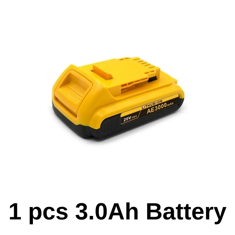 100% for dewalt 18v 20v 3ah max lithium batteries dcb203 li ion battery replacement dcb206 dcb205 dcb204 dcb200 power tools 13