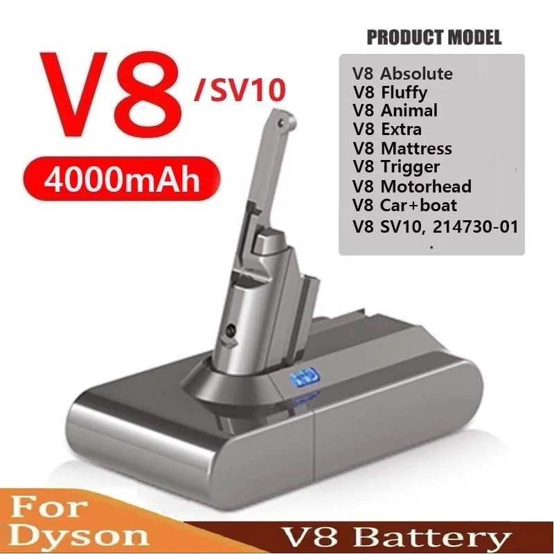 6000mah suitable for dyson v6 v7 v8 v10 v11 dc31a dc34b series battery sv03 dc62 sv10 sv11 sv12 sv14 sv15 vacuum cleaner battery 26