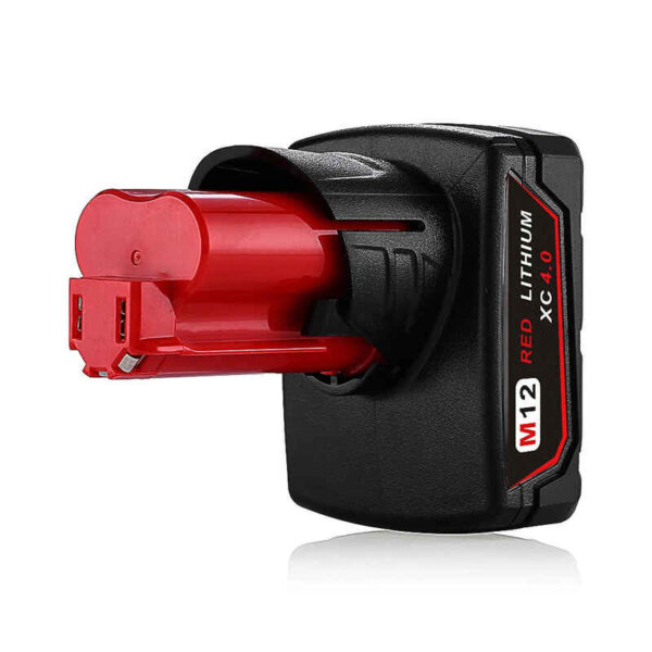 Replacement Battery for Milwaukee M12 12V 4.0Ah Li-ion – Compatible with 48-11-2440 48-11-2420