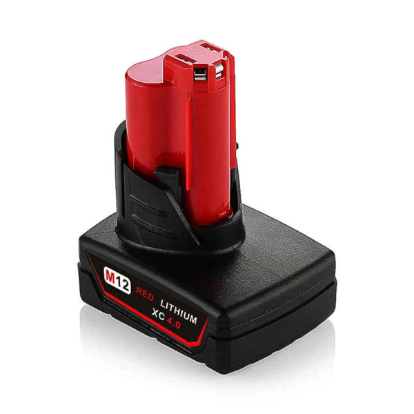 Replacement Battery for Milwaukee M12 12V 4.0Ah Li-ion – Compatible with 48-11-2440 48-11-2420